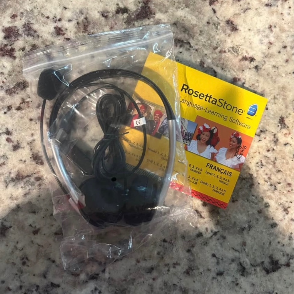 New Rosetta Stone Learn French With Headphones